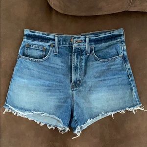 Madewell The Perfect Denim Jean Shorts Size 27